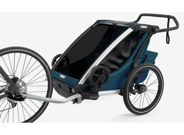 Thule Chariot Cross Double Sykkelvogn MajolicaBlue 
