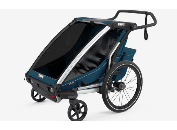 Thule Chariot Cross Double Sykkelvogn MajolicaBlue 