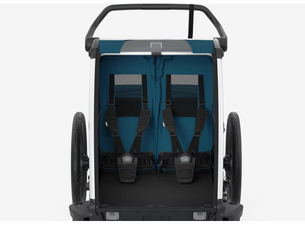 Thule Chariot Cross Double Sykkelvogn MajolicaBlue 