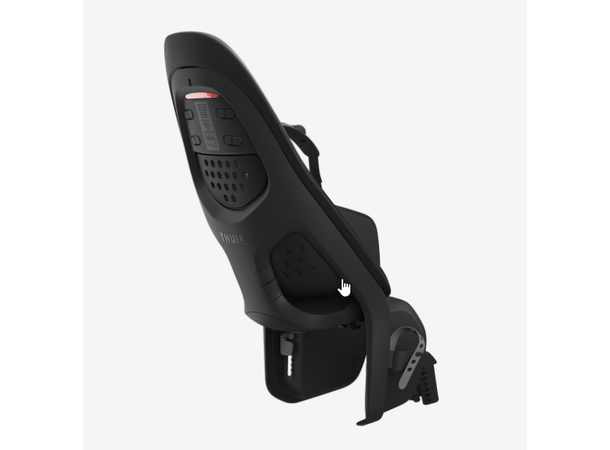 Thule Yepp 2 Maxi Sykkelsete Rammemontering, Sort 