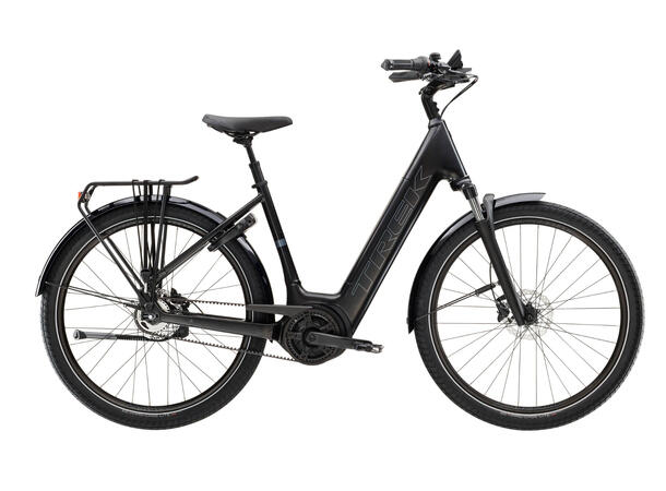 Trek District+ 4 Lowstep Trek Black, 545Wh, XL 
