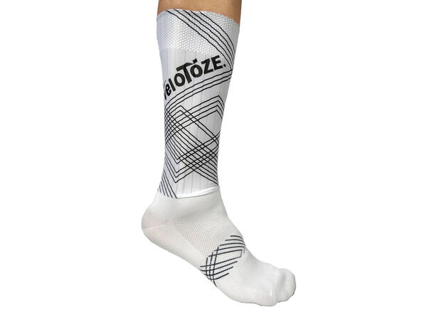 Velotoze Aerosokker, X-Tall Hvit L-XL 