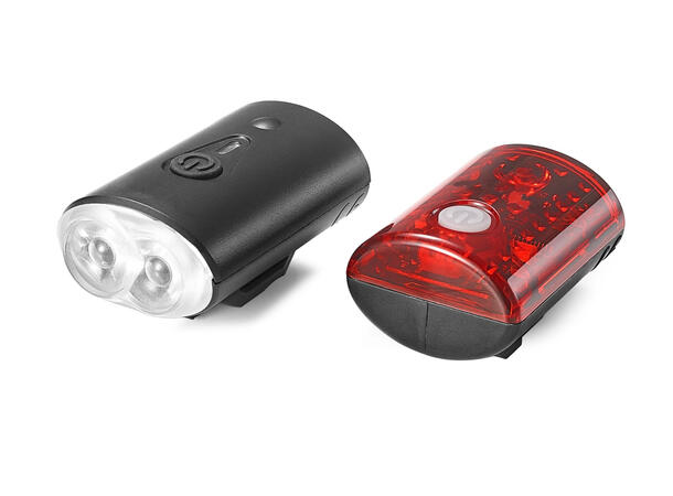 XSRY Leo Lyktesett Foran og bak, USB 