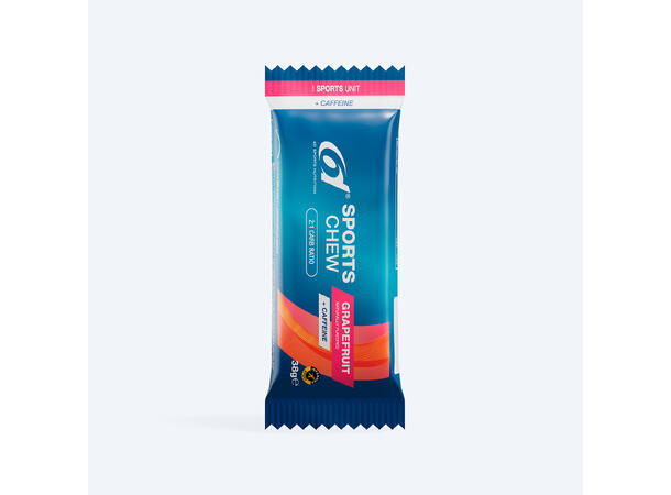 6d Sports Chew, 6 x 38 gram Grape + Koffein 