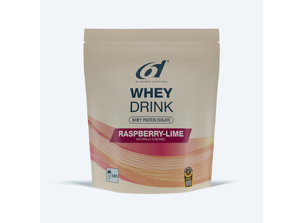 6d Whey Drink, 480 g Bringebær-Lime 