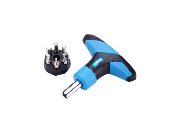 BBB TorqueFix BTL-119 5nm Momentnøkkel Blå/Sort, 5nm, T-Håndtak med 6 bits 