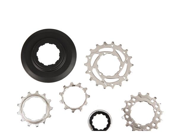 Brompton Adv Sprocket Set 4 Speed 4 delt kassett til P og T-Line 