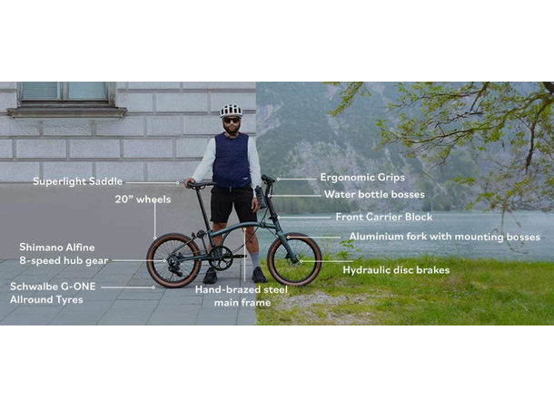 Brompton G-Line Adventure Orange, S 