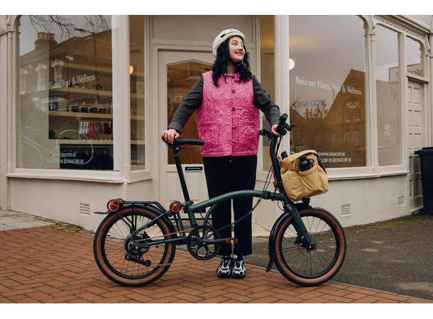 Brompton G-Line Electric S,  Forest Green 