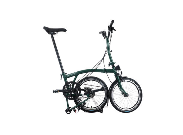 Brompton H12L C-Line Sammenleggbar 12 gir, 12kg, stålramme, Racing Green 