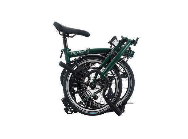 Brompton H12L C-Line Sammenleggbar 12 gir, 12kg, stålramme, Black 