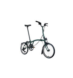 Brompton H12L Sammenleggbar sykkel 12 gir, 12kg, st&#229;lramme, Racing Green