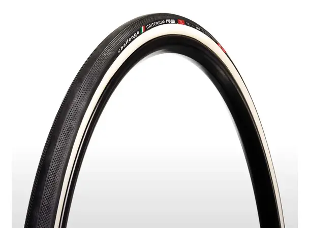 Challenge Criterium RS TE Tubular Black/White, 700x25, Handmade tubular 