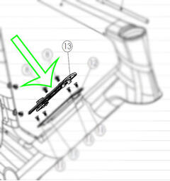 Deksel for rammeoppbevaring Aluto/Monza Passer Factor Aluto og Monza