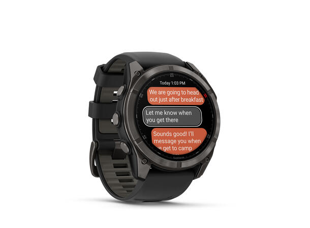 Garmin Fenix 8 Pro, 51 mm Sapphire, Karbongrå 