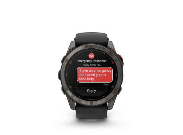 Garmin Fenix 8 Pro, 51 mm Sapphire, Karbongrå 
