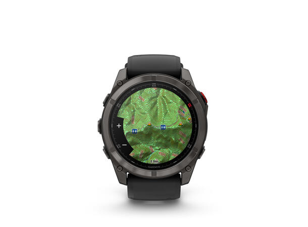 Garmin Fenix 8 Pro, 51 mm Sapphire, Karbongrå 