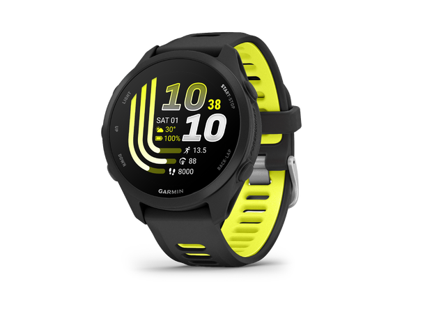 Garmin Forerunner 170 Sort med sort/gul rem 