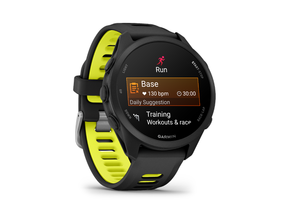 Garmin Forerunner 170 Sort med sort/gul rem 