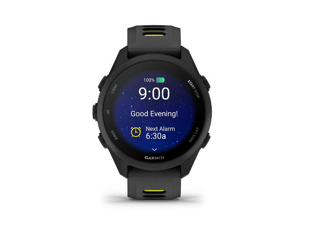 Garmin Forerunner 170 Sort med sort/gul rem 