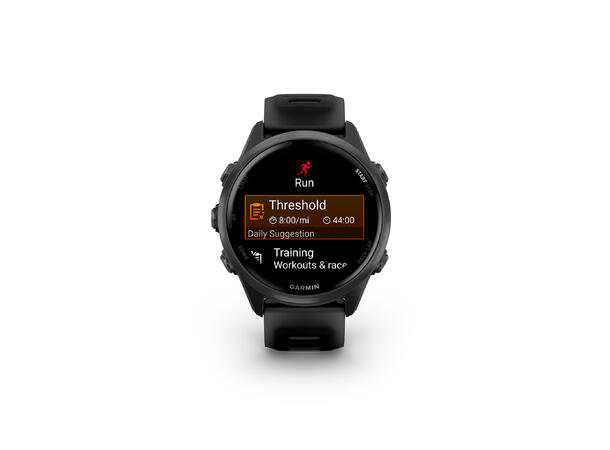 Garmin Forerunner 570 Skifergrå aluminium med sort/sort rem 