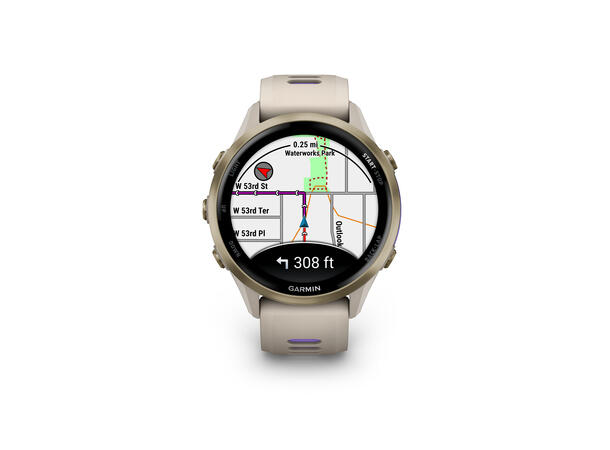 Garmin Forerunner 970 Gullfarget titan med fransk grått etui 