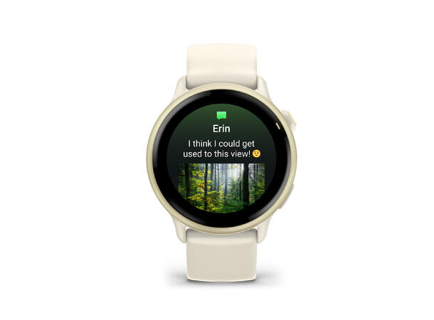 Garmin vivoactive 6 Lunar Gold med Bone-rem 