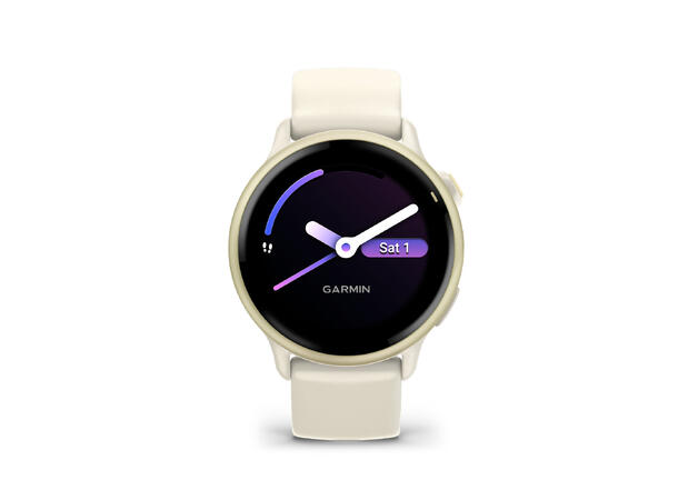 Garmin vivoactive 6 Lunar Gold med Bone-rem 