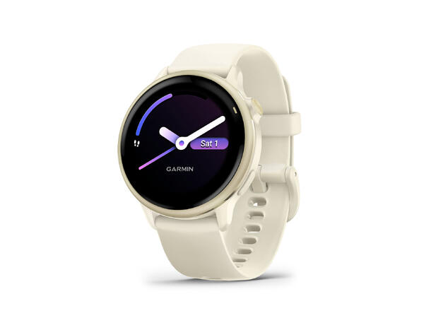 Garmin vivoactive 6 Lunar Gold med Bone-rem 