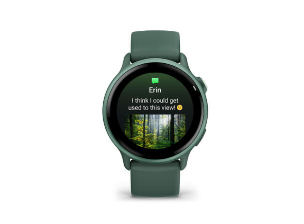 Garmin vivoactive 6 Metallisk jasper-grønn, jasper-grønn rem 