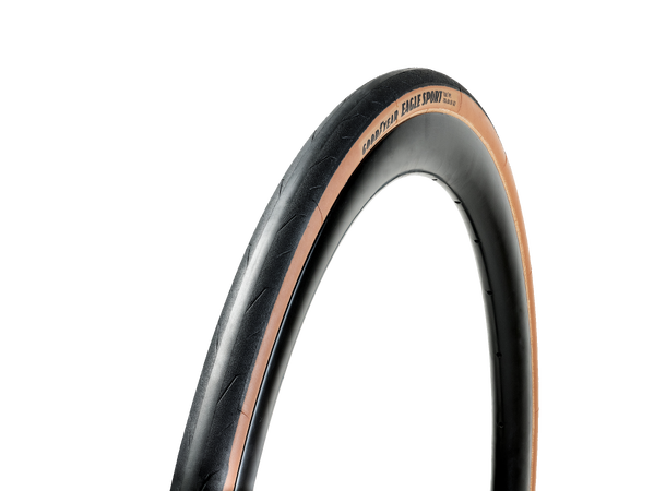 Goodyear Eagle Sport Clincher Sort/Brun, 28mm, For Slange 
