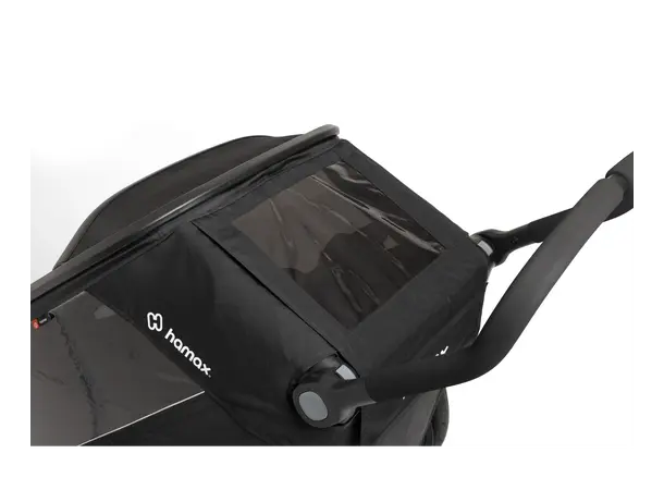 Hamax Outback Next Sykkelvogn Sort, to seter 