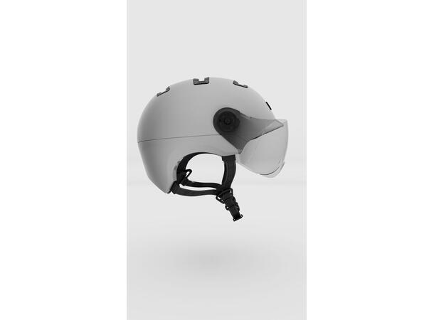 KASK Urban R Hjelm m/visir Grå Grå / Silver smoke str. M 