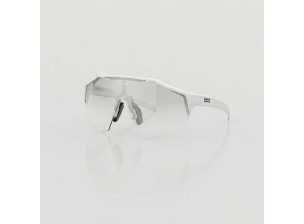 Koo Alibi Briller White Matt / Photochromic Silver 