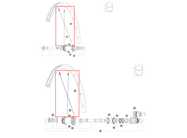 Mavic Eike-kit, Ksyrium SL Disc V4163201 