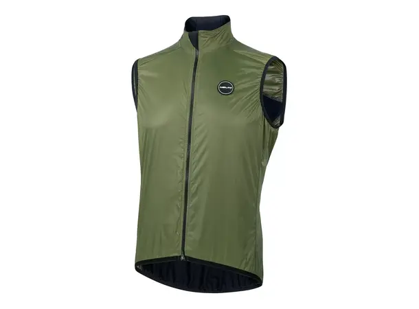 Nalini Texas vindtett vest Olive str. M 