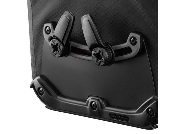 Ortlieb Gravel-Pack Sykkelvesker Slate, 2x12,5L, For front og bakbærer 