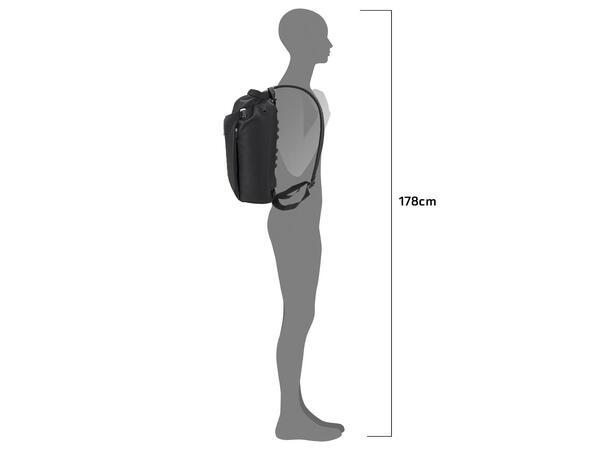 Ortlieb Vario Lite Sykkelveske-Sekk Sort, 22L, QL 2.1 