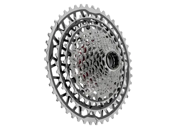 SRAM Force XG-1371 Kassett XPLR, 13 Speed, 10-46, Sort/Sølv 