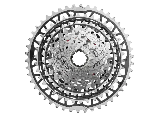 SRAM Rival XG-1371 Kassett XPLR, 13 Speed, 10-46, Sort/Sølv 