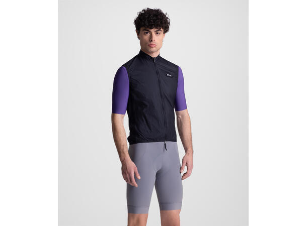 Santini RTR Vindtett vest Sort str. L 
