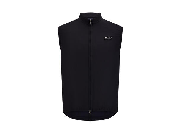 Santini RTR Vindtett vest Sort str. L 