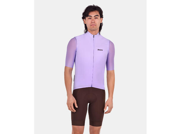 Santini RTR Vindtett vest, Lilla Lilla str. S 
