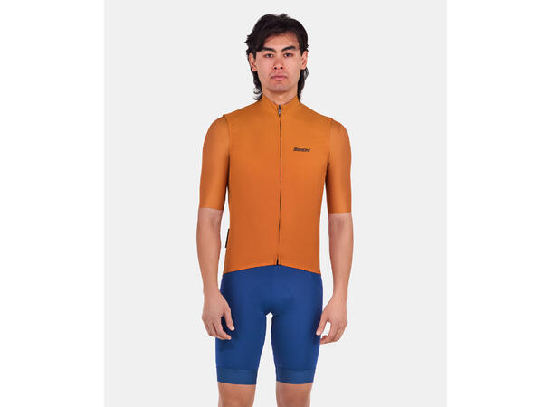 Santini RTR Vindtett vest, Rust Rust str. XL 