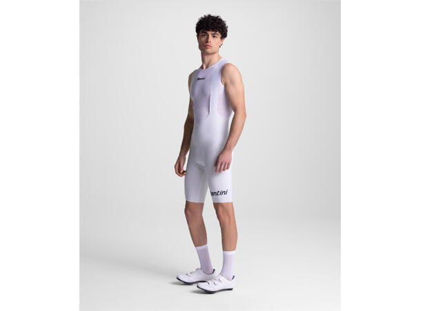 Santini Unico Edge Sykkelshorts Hvit str. L 