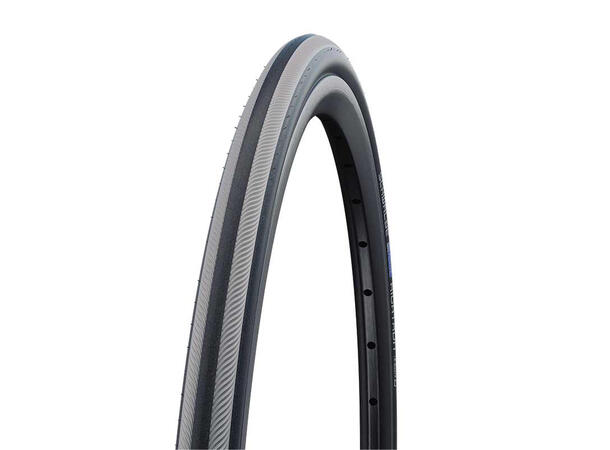 Schwalbe Rightrun 26" Racerdekk 559x23mm, Sort/Grå, Ikke foldbart 