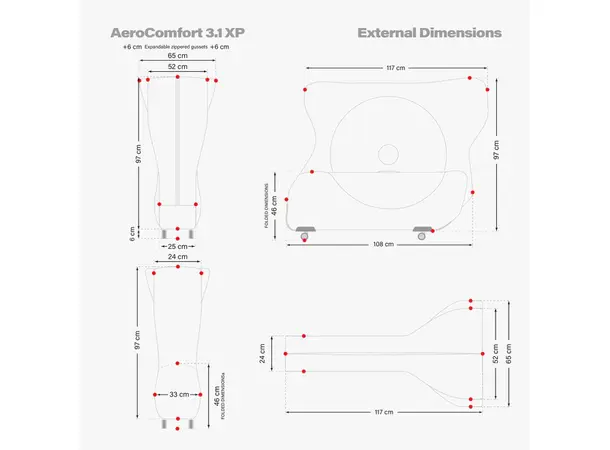 Scicon Aerocomfort 3.1 XP Road Sykkelbag TP057105013 