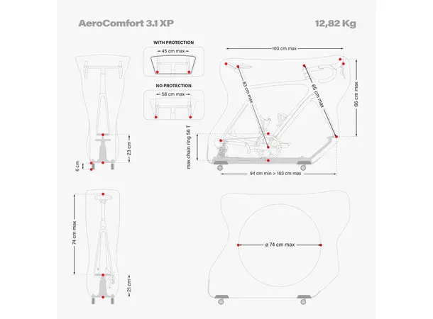 Scicon Aerocomfort 3.1 XP Road Sykkelbag TP057105013 