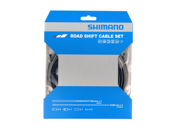 Shimano OT-SP41 Road Girwire sett Sort 