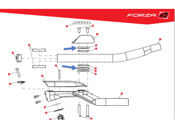 Spacer til 4ZA TT Styre (1 stk) 40mm 